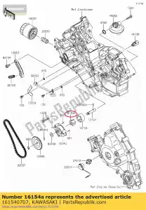 kawasaki 161540707 01 rotor-pomp,binnenste - Onderkant