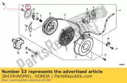 Ici, vous pouvez commander le plaque, friction auprès de Honda , avec le numéro de pièce 28434HN5M01: