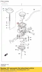 Aqui você pode pedir o jato de ar (135) em Suzuki , com o número da peça 0949327001: