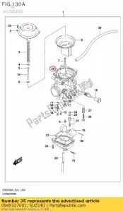 Suzuki 0949327001 jato de ar (135) - Lado inferior