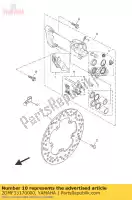 2DMF33170000, Yamaha, support, câble yamaha yp 125 250 2014 2015 2016, Nouveau