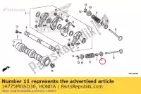 14775MGSD30, Honda, siège, ressort de soupape honda  nc 700 750 2012 2013 2017 2018 2019 2020, Nouveau