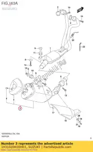 suzuki 1431020K00H01 korpus, t?umik - Dół