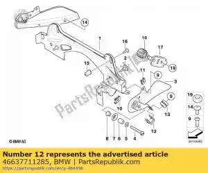 bmw 46637711285 bow - Bottom side