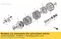 22401HB5000, Honda, Spr??yna, sprz?g?o honda nx xr 250 1988 1989 1990 1991 1993 1996 1997, Nowy