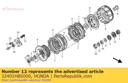 veer, koppeling van Honda, met onderdeel nummer 22401HB5000, bestel je hier online: