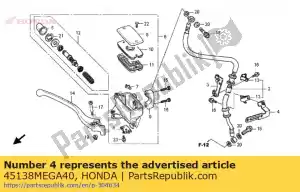 Honda 45138MEGA40 support, r. fr. collier de serrage - La partie au fond