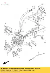 Here you can order the jet from Suzuki, with part number 0949250018: