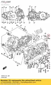 Suzuki 1132610G00 plugue, t / m óleo fi - Lado inferior