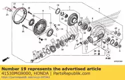 spacer a, ringwiel (1. 82 van Honda, met onderdeel nummer 41530MG9000, bestel je hier online: