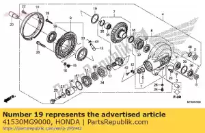 Honda 41530MG9000 spacer a, ringwiel (1.82 - Onderkant