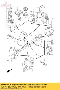 Yamaha 5VSW82504000 belangrijkste sw. immobi kit - Onderkant