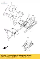 6819518G00LS3, Suzuki, tape,cowl upper suzuki gsx r 1000 2003, New