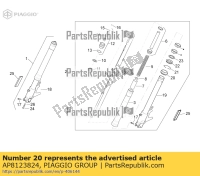 AP8123824, Aprilia, parapolvere, Nuovo