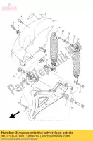 9010506X0100, Yamaha, parafuso, com base em arruela yamaha aerox vp yq 50 125 250 2005 2006 2007 2008 2009 2010 2011 2012 2013 2015, Novo