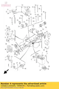 yamaha 1D6821160000 wire, minus lead - Bottom side