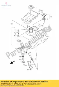 suzuki 4419930F10 tubo flessibile - Il fondo