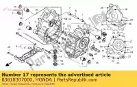 83618307000, Honda, caoutchouc c, distance de la batterie honda fjs 400 600 2005 2006 2009 2010 2011 2012, Nouveau