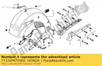 77330MCV000, Honda, trilho, r. pegar honda vtx 1300 2003 2004 2005 2006, Novo