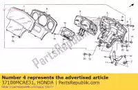 37100MCAE31, Honda, medidor de montaje, peine honda gl goldwing  gold wing deluxe abs 8a a gl1800a gl1800 1800 , Nuevo