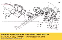 Aquí puede pedir medidor de montaje, peine de Honda , con el número de pieza 37100MCAE31: