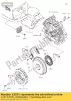 132717029, Kawasaki, 01 p?yta, wentylator kawasaki  400 2017 2018 2019 2020 2021, Nowy