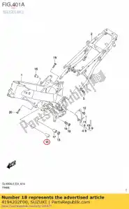 suzuki 4194202F00 spacer,eng head - Bottom side