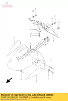 1S6F16420000, Yamaha, solapa de protección yamaha vp 300 2005, Nuevo