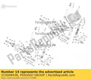 Piaggio Group 1C000843R ammortizzatore anteriore cpl. - Il fondo