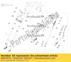Tutaj możesz zamówić t? Ok lewy. Kompletny od Piaggio Group , z numerem części B064055: