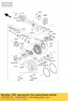 220AA0430, Kawasaki, vite-pan-cros comune kawasaki eliminator gt gtr voyager z zg zl zn 550 600 750 1000 1200 1300 1985 1986 1987 1988 1989 1990 1991 1992 1993 1994 1995 1996 1997 1998 1999 2000 2002 2003, Nuovo