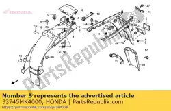 Here you can order the no description available at the moment from Honda, with part number 33745MK4000: