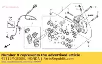 45115MGE006, Honda, épingle, cintre honda vfr  f crosstourer x dtc fd xd dct vfr1200fa vfr1200fda vfr1200f vfr1200fd 1200 , Nouveau