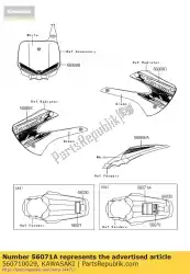 Aqui você pode pedir o rótulo-aviso, importante kx65a8 em Kawasaki , com o número da peça 560710029: