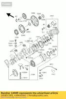 160851300, Kawasaki, marcia, motorino di avviamento, 58t zr750-f1 kawasaki zr 750 1999 2001 2003, Nuovo