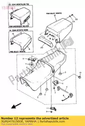 Here you can order the cover, seat back from Yamaha, with part number 3GM2479150GE:
