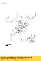 1853142F00, Suzuki, ok?adka, 2. powietrze r suzuki gsx 1400 2002 2003 2004 2005 2006 2007, Nowy