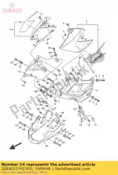 Tutaj możesz zamówić pokrywa boczna 6 od Yamaha , z numerem części 20SW217H15P0: