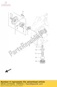 yamaha 5B2E11670000 pijp, ontluchter 2 - Onderkant