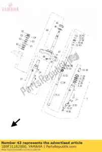 Yamaha 1B9F31182000 entretoise - La partie au fond