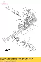 Aquí puede pedir neumático de Yamaha , con el número de pieza 94125141A600: