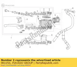 Tutaj możesz zamówić d? Wignia hamulca przedniego od Piaggio Group , z numerem części 981050: