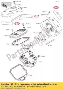 kawasaki 921610737 amortyzator vn900c9fa - Dół