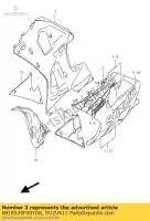 6818539F00YD8, Suzuki, ta?ma, pod, górna suzuki gsx r750 750 , Nowy