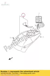 deksel, brandstoftank van Suzuki, met onderdeel nummer 4429039G00, bestel je hier online: