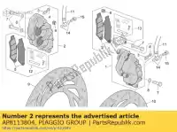 AP8113804, Piaggio Group, pinza de freno delantera derecha aprilia etv capo nord 1000, Nuevo