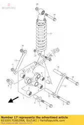 Here you can order the absorber assy,r from Suzuki, with part number 6210017G8028W: