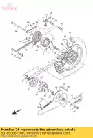 901010867200, Yamaha, Bout (1aj) yamaha pw tt r 80 90 110 1986 1993 1995 1996 1997 1998 1999 2000 2001 2002 2003 2004 2005 2006 2007 2008 2009 2010 2011 2012 2013 2014 2015 2016, Nieuw