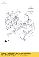 4711041FQ0YLF, Suzuki, cubierta comp, lateral suzuki c 800 2009, Nuevo