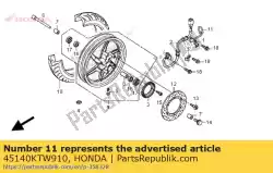 Here you can order the guide,sensor code from Honda, with part number 45140KTW910: